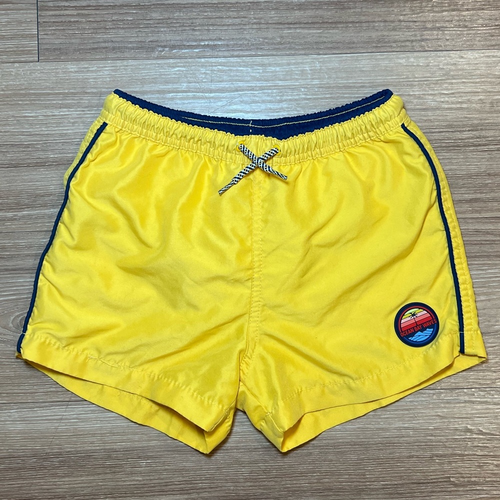 ZARA Kids Yellow/Blue Swimsuit Size 8-9